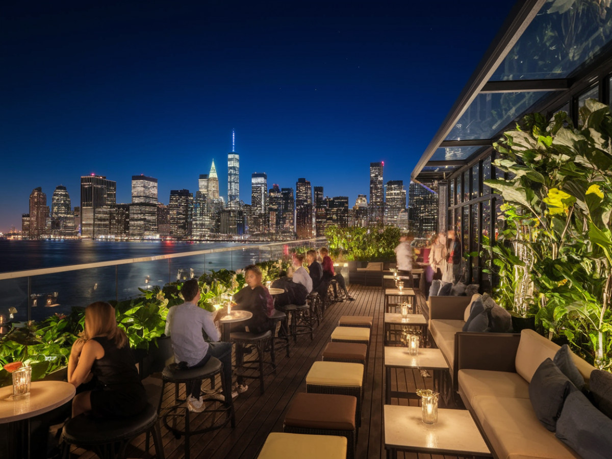 Ma soirée inoubliable au bar sur le toit Azul de l'hôtel Hugo à New York